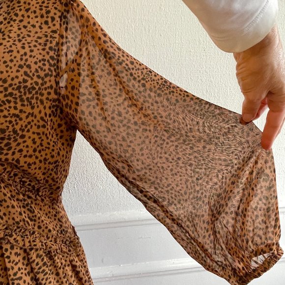 Paper Heart Leopard Print Dress - Picture 5 of 6